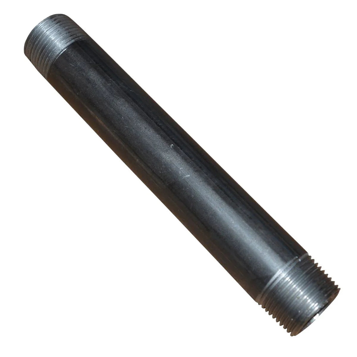 PIPE NIPPLE BLACK 1X9 - Hamtramck Hardware