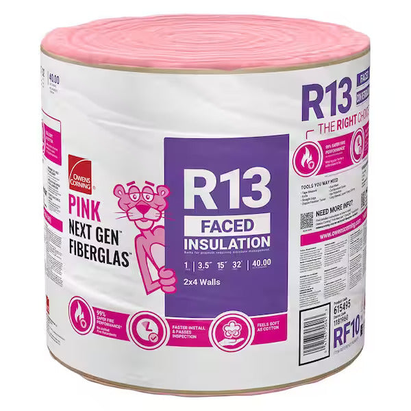 R13 Insulation Roll 15"x32' - Hamtramck Hardware